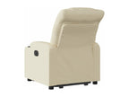 Cream Fabric Reclining Armchair