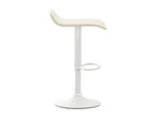Bar stool - Faux leather / Metal - Cream - Dyn V2
