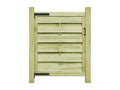 Impregnated pine wood gate 100x100 Green 3