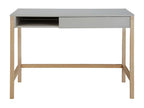 Vertchez Designer Desk 112cm Birch / Grey
