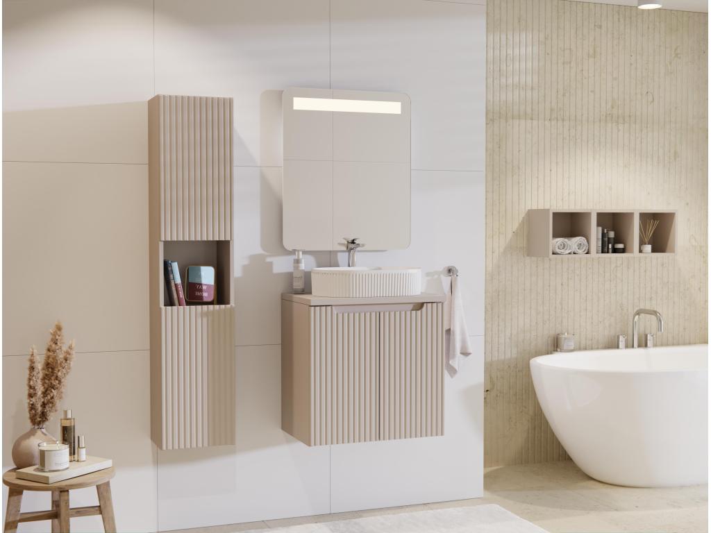 Vertchez HC30 2D Tall Cabinet 30x25x140 Natural Light