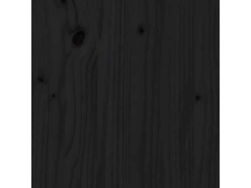 Black wall cabinet 45x30x35 Solid pine wood