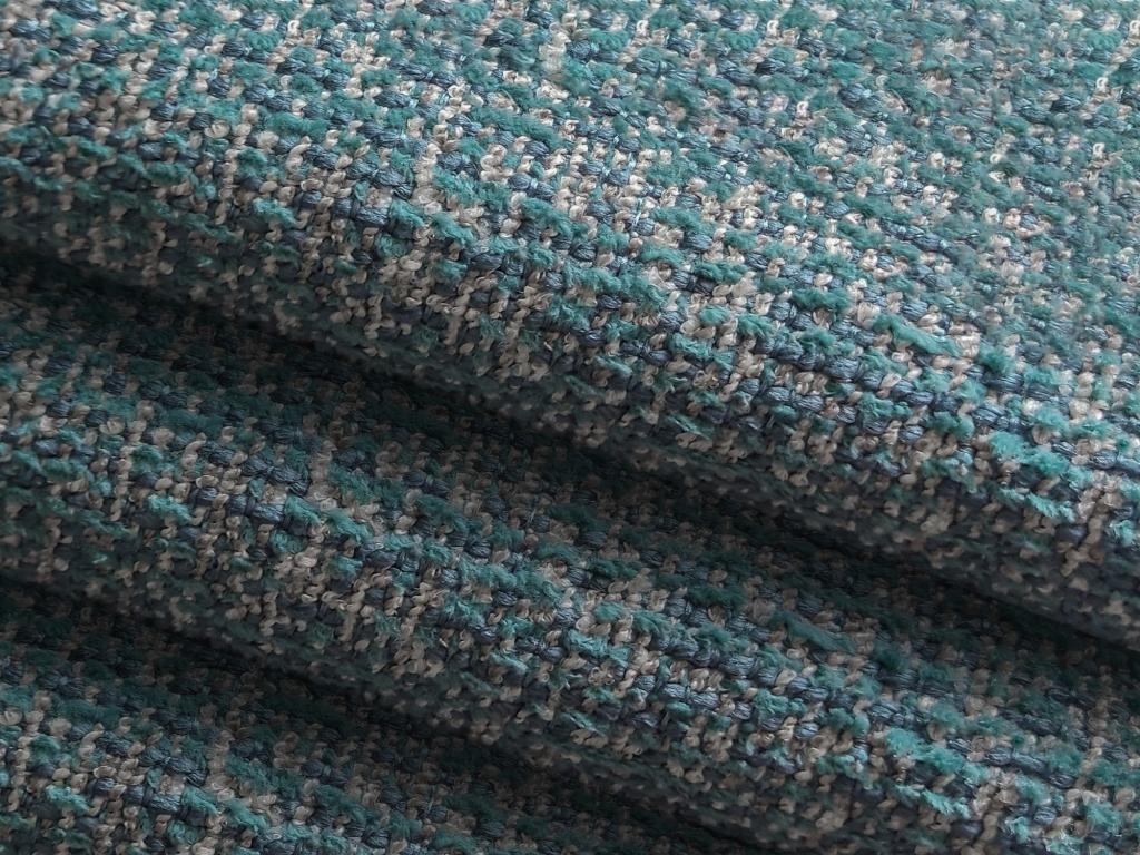 Textured fabric pouf - jeans - Vertchez