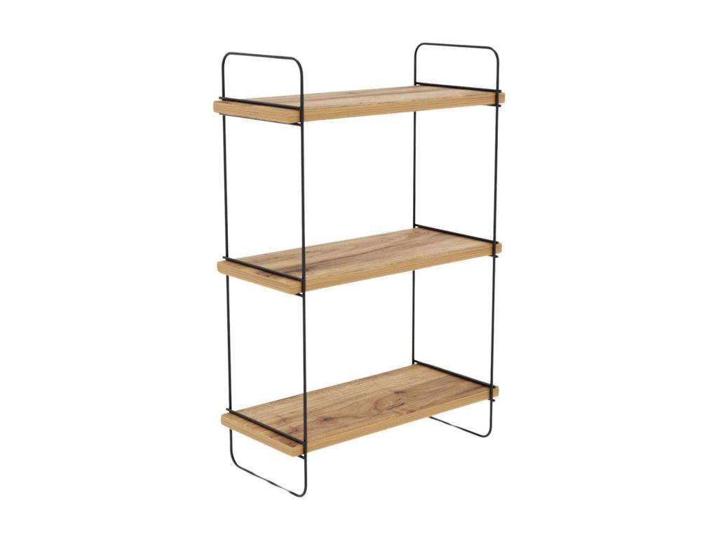 Vertchez wall shelf in chipboard and metal