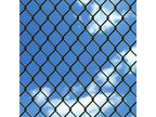 Diamond mesh fence, steel, 1.25 x 15 m, green