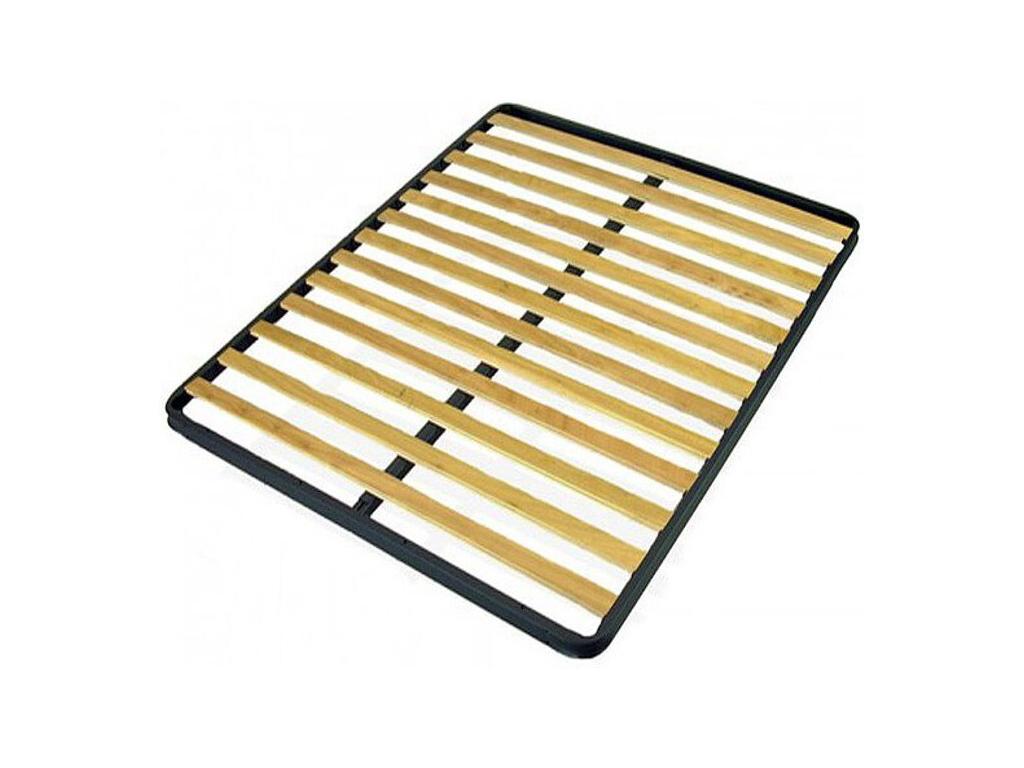 Modern bed with quilted faux leather headboard featuring vertical stripes, Bazen style - Beige - 180x200 cm - Optional storage