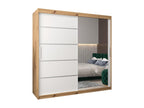 Vertchez 2-Door Sliding Wardrobe 200/200/62 2 Doors Vertchez/White