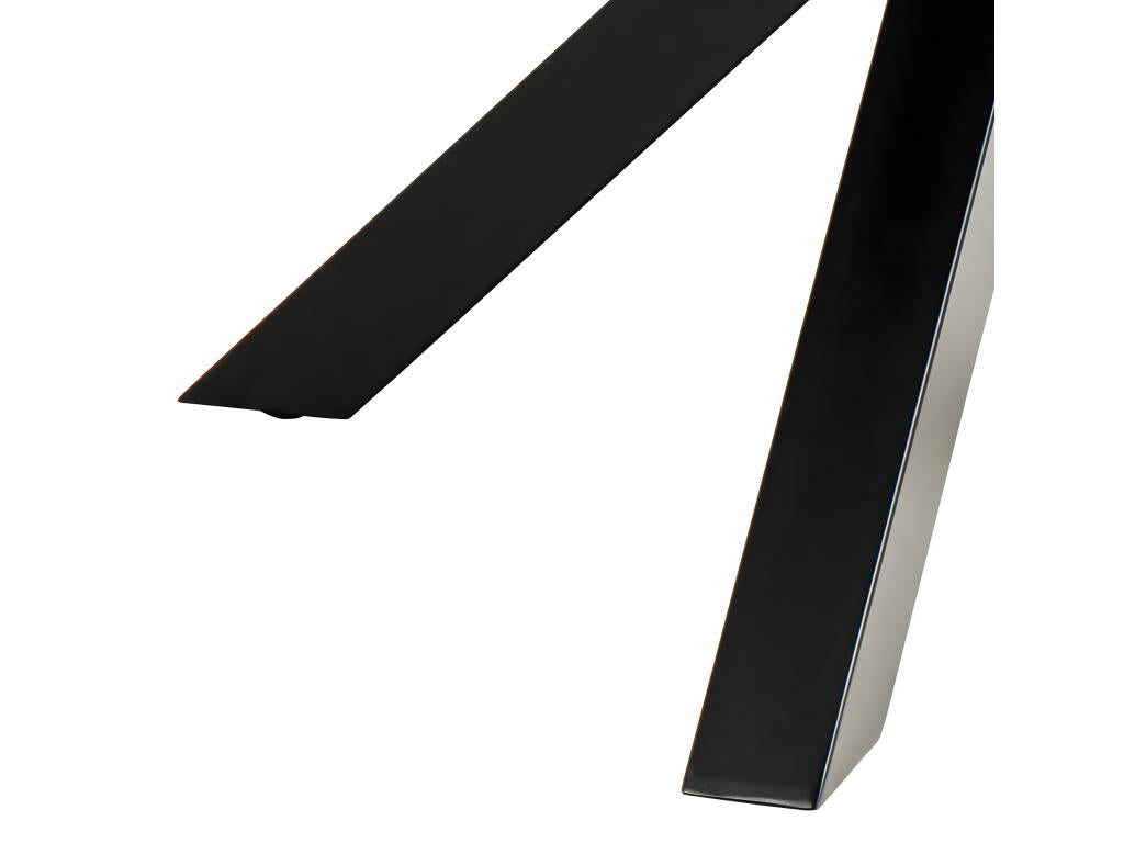 Vertchez dining table 119 cm black ceramic.