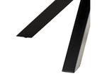 Vertchez dining table 119 cm black ceramic.