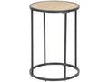Sea Coffee table in oak and black metal.